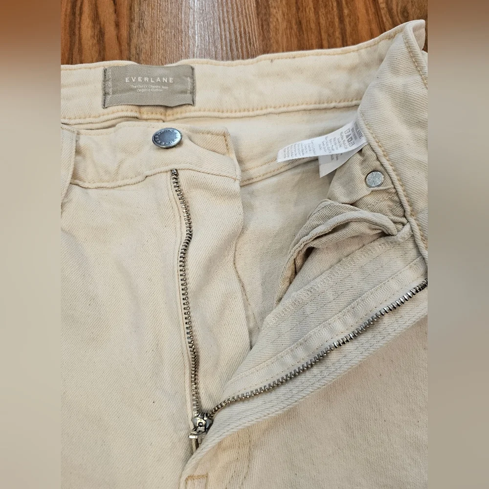 Everlane Cheeky Curvy Jean in Ecru Size 27 Regular - Picture 14 of 16